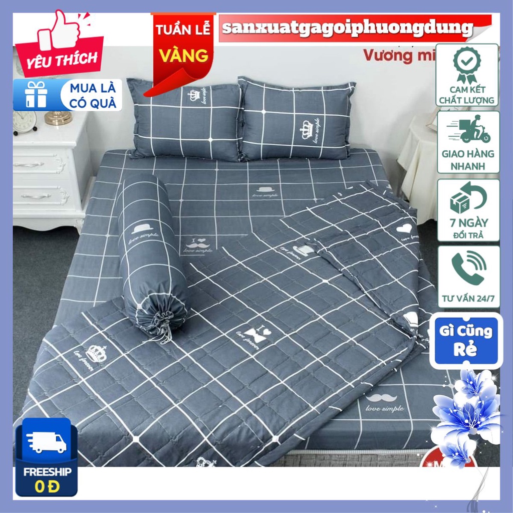 vải cotton poly[họa tiết kẻ râu ghi]