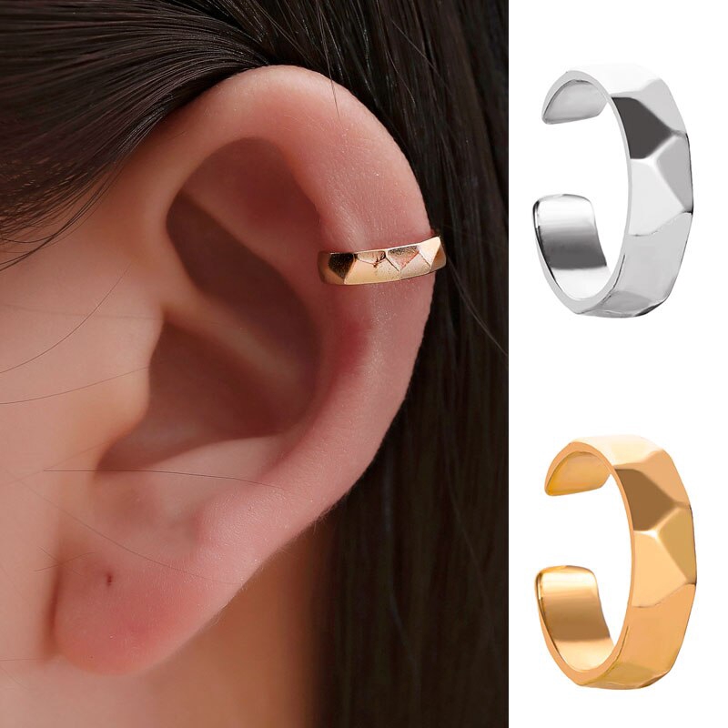 Khuyên Vành Tai Kim Loại Cá Tính Cho Nữ