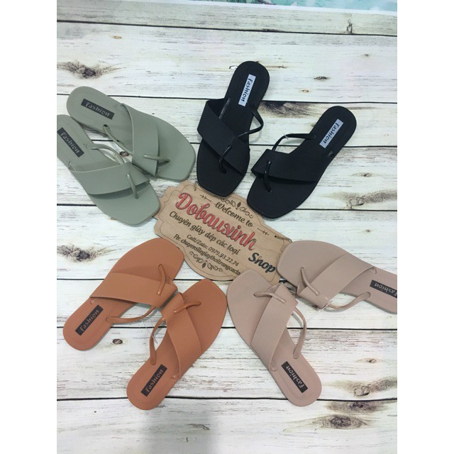 D1 Dép nữ unisex xỏ ngón đế mềm 18 1