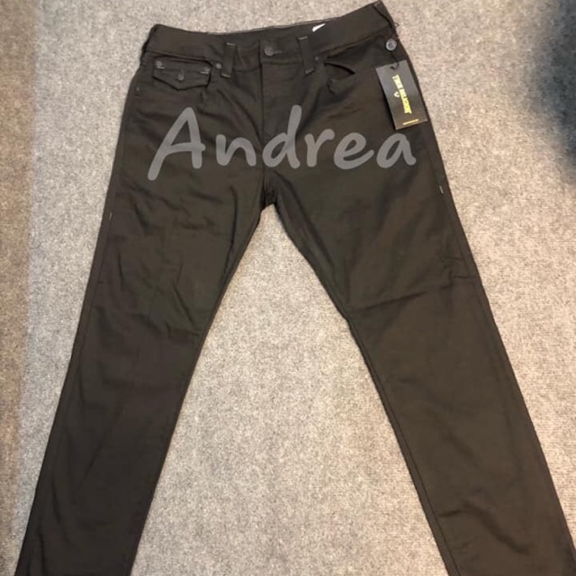 Quần JEAN ÔNG ĐỊA NAM TRUE RELIGION GeNo slim Black