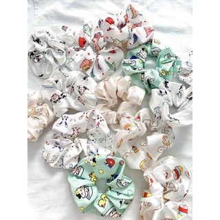 Dây buộc tóc, cột tóc vải scrunchies nhiều màu dễ thương 😍😍😍😍