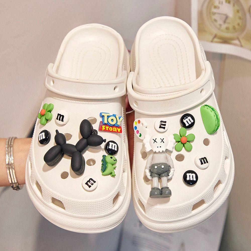 Phụ Kiện Trang Trí Dép Crocs Hình Đôi Giày Ngà Hoạt Hình Melody Vui Nhộn