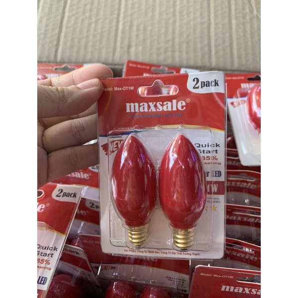 Bóng đèn trái ớt LED chuẩn hàng việt nam chất lượng cao Maxsale