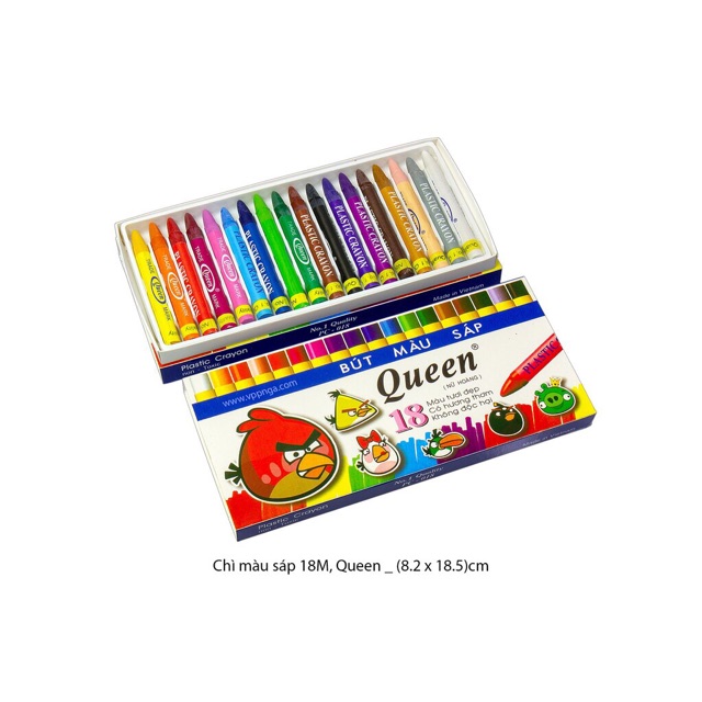 Bút sáp queen 12 mầu 18 mầu