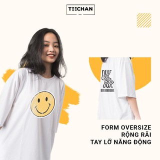 Áo thun Tay lỡ Unisex Nam Nữ Form rộng, chất đẹp TEECHAN 2021 - cam kết đổi trả [ T01 ]