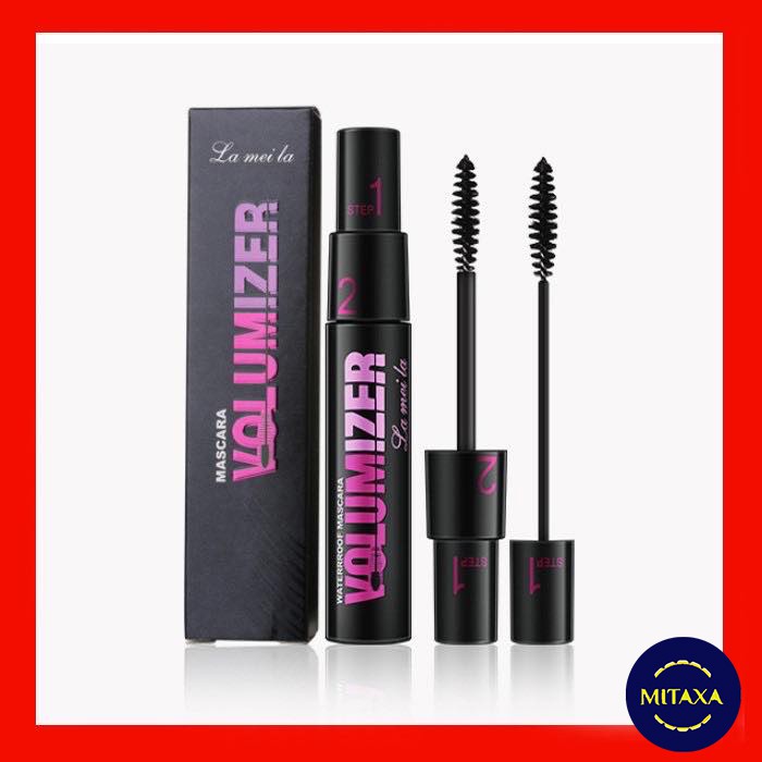 Chuốt mi kép mascara Lameila Volumizer, 2 trong 1 khô nhanh không nhòe, hàng nội địa Trung Quốc MCR02 | BigBuy360 - bigbuy360.vn