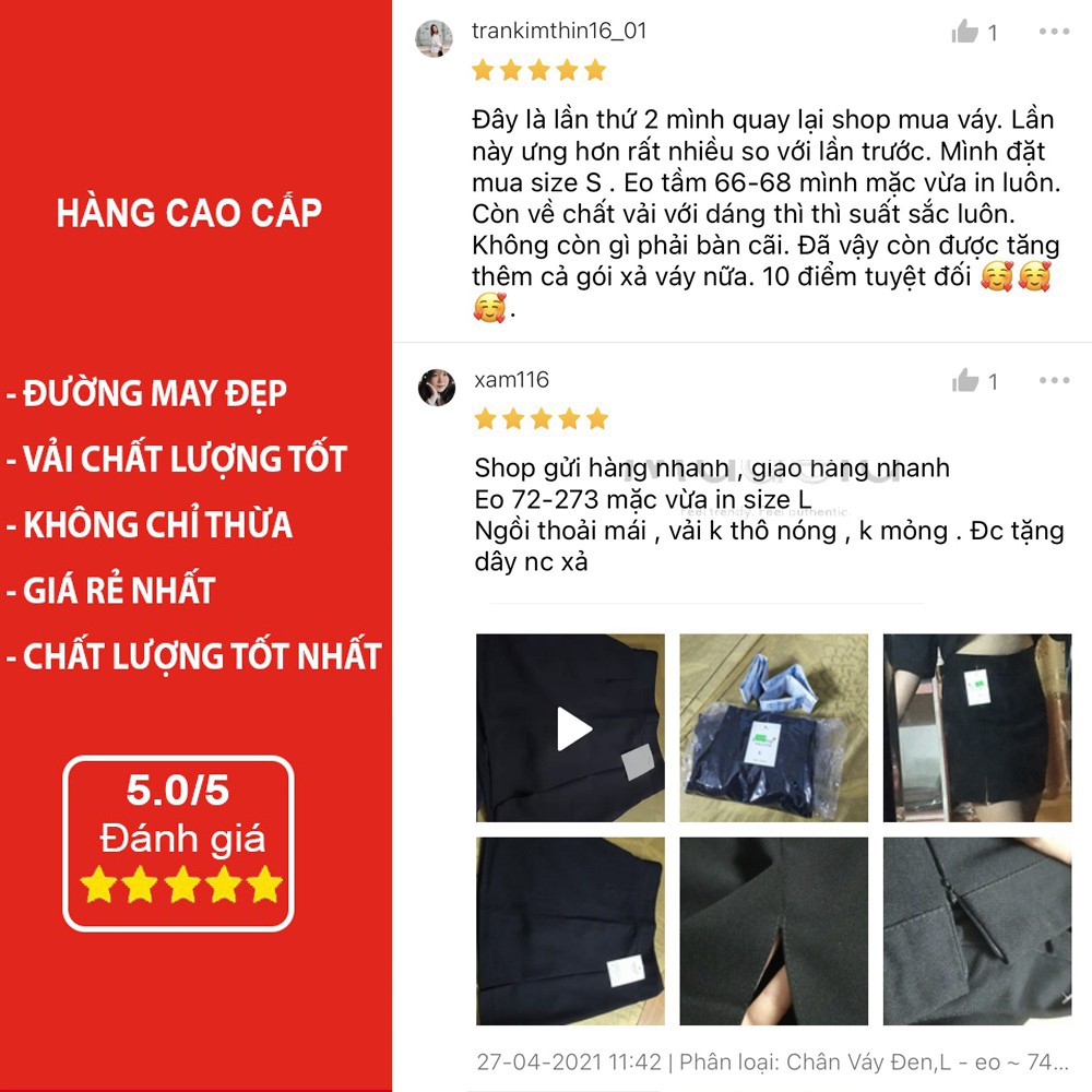 [FreeShip] Chân Váy Ngắn Chữ A Xẻ Trước, Chân Váy Chữ A Công Sở Xẻ Tà Cực Xinh Có Quần Chống Lộ - CV02 | BigBuy360 - bigbuy360.vn