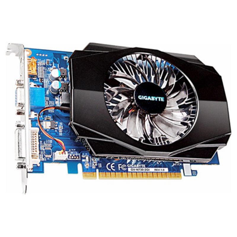 GIGABYTE GV-N730-2GI (NVIDIA GeForce GT 730, 2GB DDR3, 128-bit)