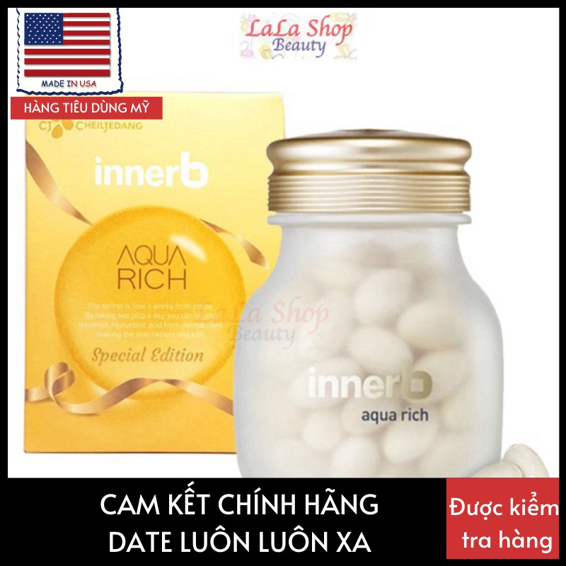 Viên Uống Cấp Nước Collagen Innerb Aqua Rich