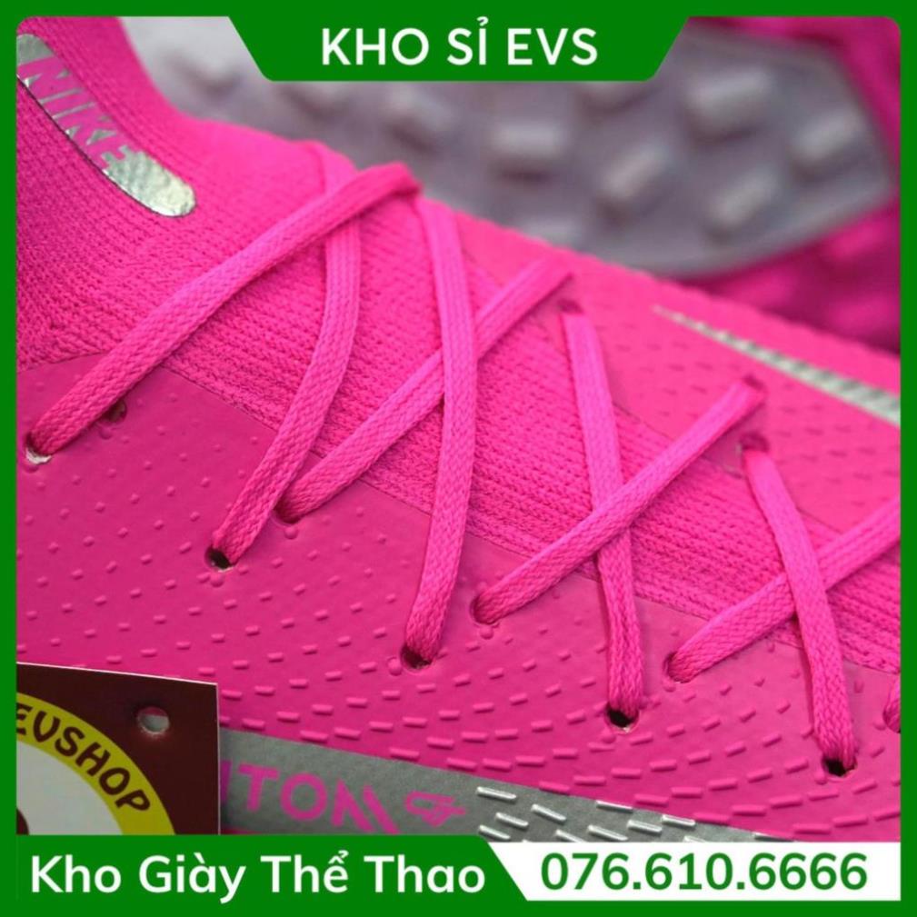 Giày Đá Bóng 𝗧𝗙 𝗡𝗶𝗸𝗲 𝗣𝗵𝗮𝗻𝘁𝗼𝗺 𝗚𝗧 Hồng Cao Cổ Đã Khâu 🎍 🐨