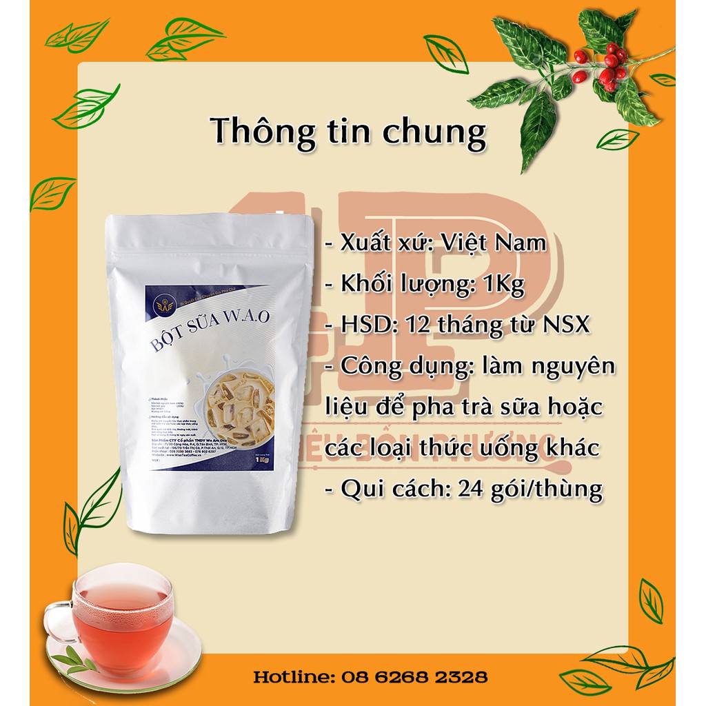 Bột Trà Sữa WAO | 1kg/túi | BigBuy360 - bigbuy360.vn