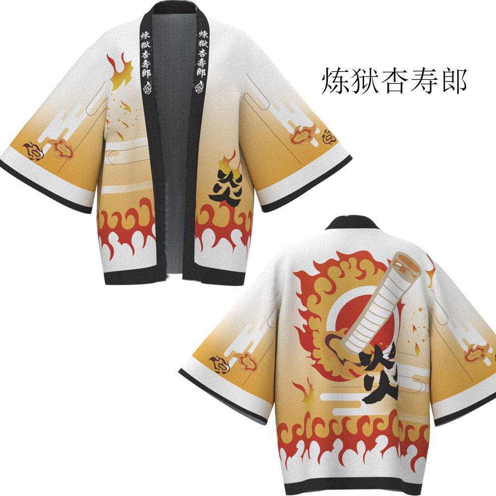 Áo Khoác Kimono Tay Dài Hóa Trang Nhân Vật Anime Giyuu Inosuke Plus Size