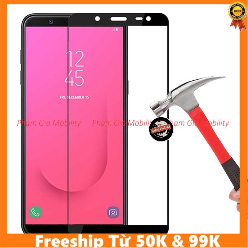Kính cường lực full màn hình Samsung Galaxy J8 full keo