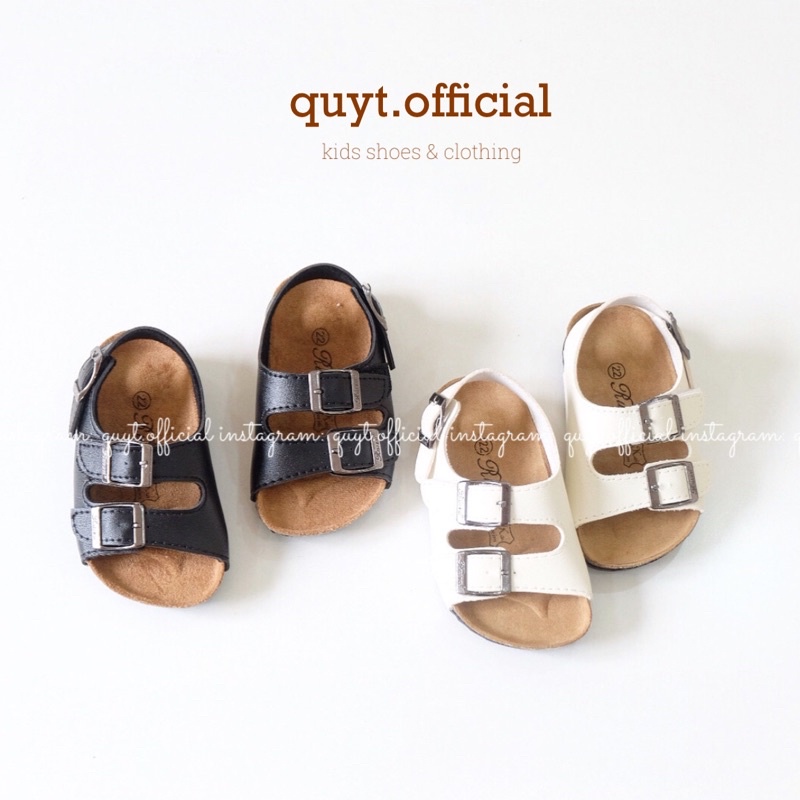 [Có sẵn/Ảnh thật ] Sandal bản to đế trấu bé trai bé gái tiệm nhà Quýt