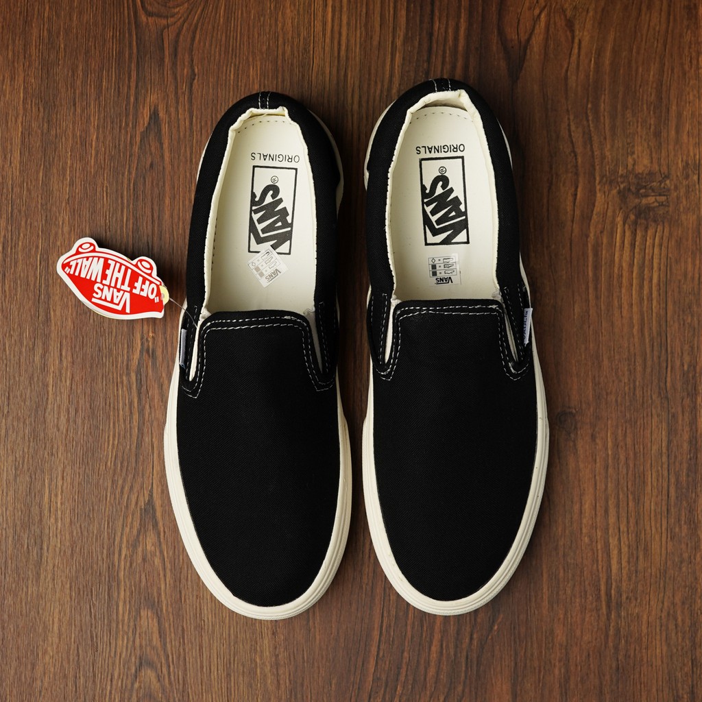 Giày Vans Slip On Og Trắng Đen Phong Cách Thời Trang Trung Hoa