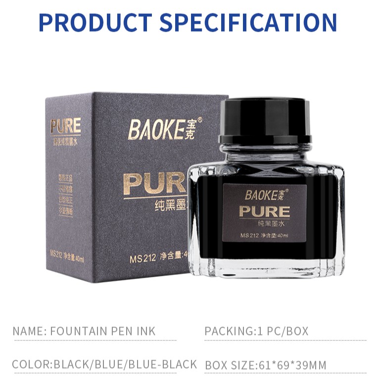 Mực bút máy BAOKE-MS211/MS212