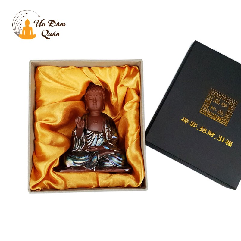 [THANH LÝ] Tượng Phật Như Lai Men 7 Màu Mã 02