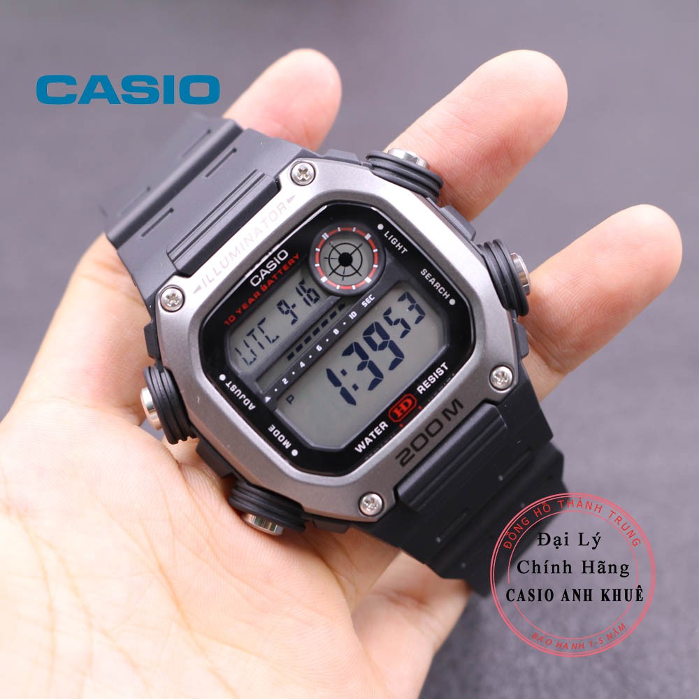 Đồng hồ nam Casio Worldtime DW-291H-1AVDF dây nhựa