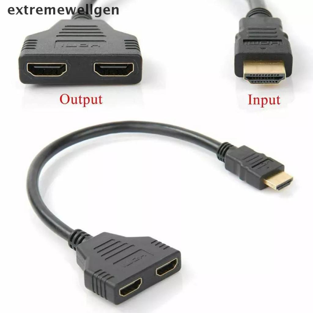 Cáp Chuyển Đổi Hdmi 2 Cổng Y 1080p Hdmi V1.4