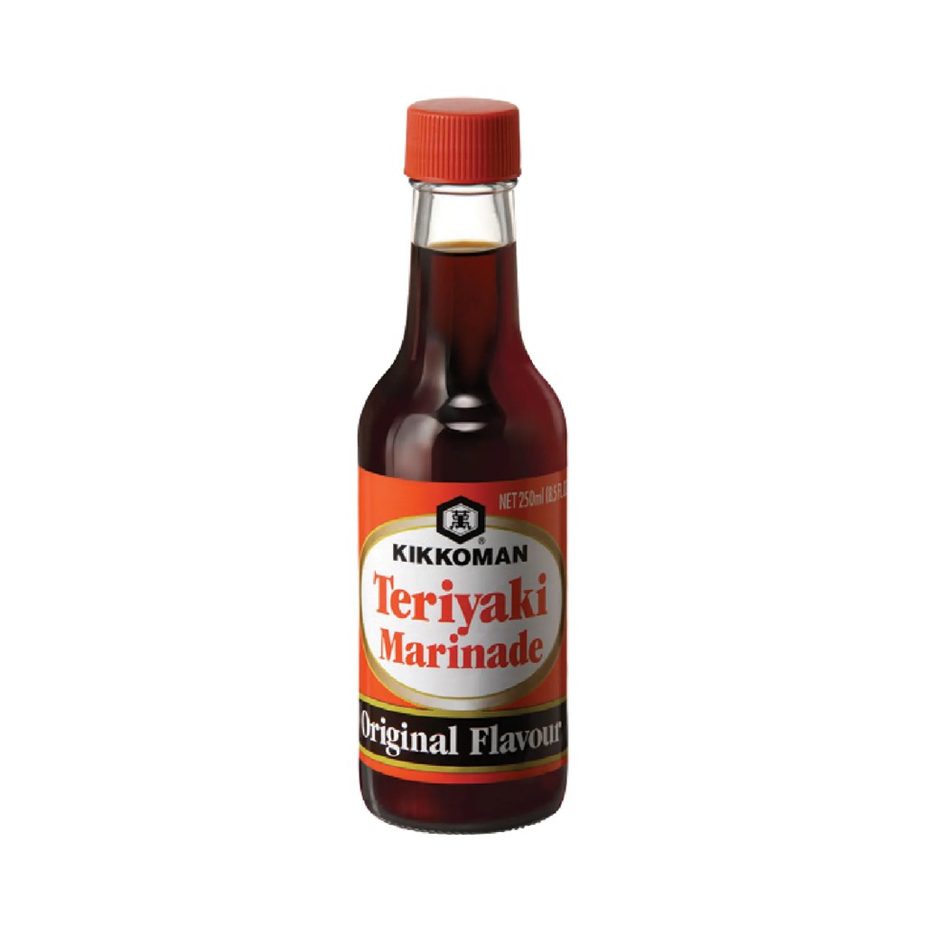 Sốt tẩm ướp truyền thống Teriyaki hiệu Kikkoman (chai thủy tinh) 250ml