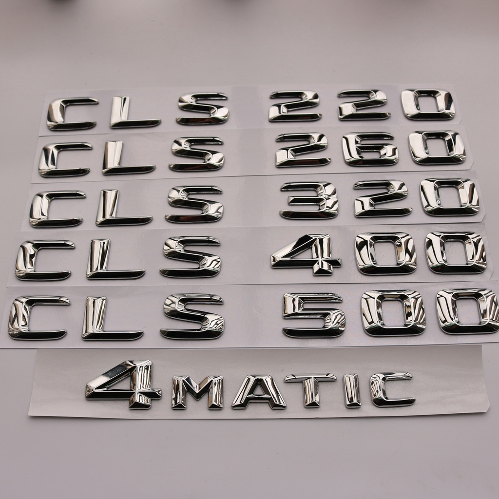 Mercedes-Benz CLS-Class Wordmark CLS400 CLS300 CLS350 CLS500 Sửa Đổi Logo Xe Hơi Đuôi Sau Logo Xe Hơ