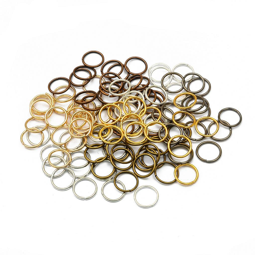 Beadia Bộ 50-200 Vòng Nối Khuyên Tai Mạ Vàng / Bạc Tuỳ Chọn 10-20mm