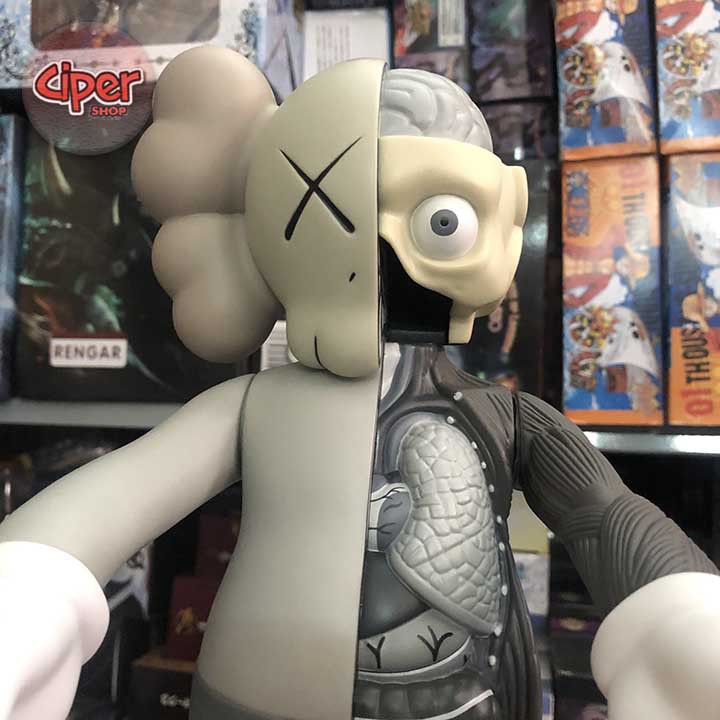 Mô hình Kaws OriginaFake giải phẫu Đứng - Xám 37cm - Figure Kaws