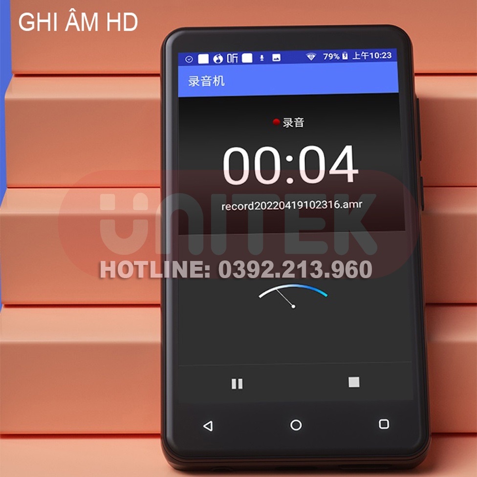Máy Nghe Nhạc Android MP4 Màn Hình Cảm Ứng 4.0 Inch Kết Nối Bluetooth WiFi Ruizu H11 Bộ Nhớ 16GB