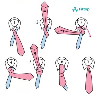Cà Vạt Đỏ 7cm FITTOP CAVAT-193