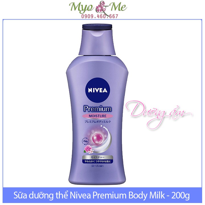 (Mẫu mới) Sữa dưỡng thể Nivea Premium Body Milk Nhật Bản