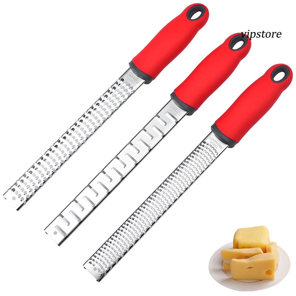 【VIP】  Cheese Grater Razor-sharp Blade Rust-proof Stainless Steel Rubber Handle Lemon Planer for Baking