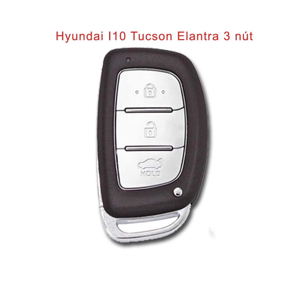 Vỏ silicone bảo vệ khoá thông Minh Hyundai Elantra, i10, Tucson 3 nút