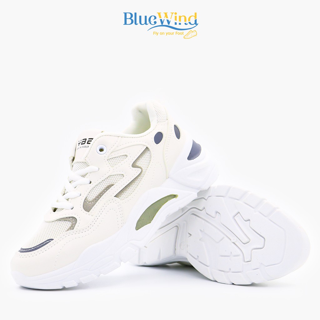 Giày Thể Thao Nữ Đế Cao Da Mềm Kiểu Dáng Hàn Quốc BLUEWIND 68750
