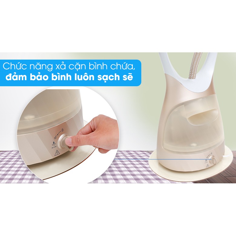 BÀN ỦI HƠI NƯỚC ĐÚNG PHILIPS GC576 - Hàng Chính Hãng