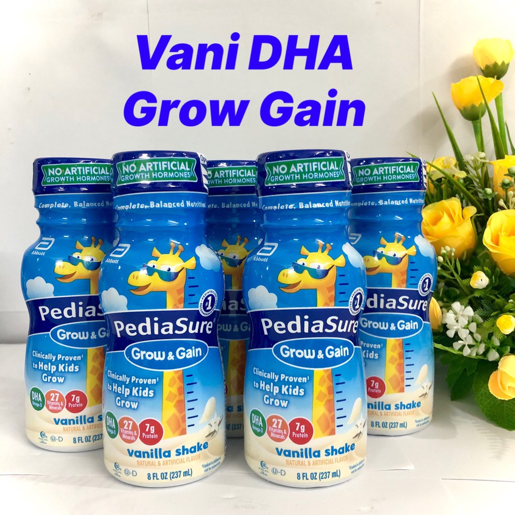 { SALE221 } ❤ [Date 8/2021] Thùng 24 chai sữa nước Pediasure Vani DHA Grow Gain 237ml Mỹ ( Hàng NEW )