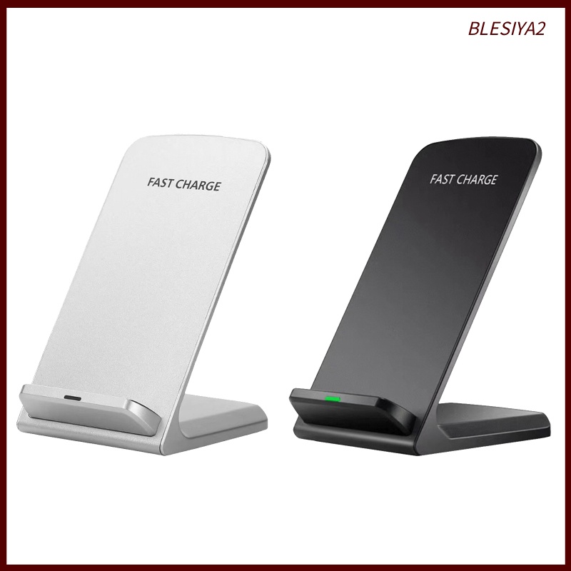 [BLESIYA2] 10W Wireless Fast Charger Charging Stand for   XS Max/XR/X/8/11 Black