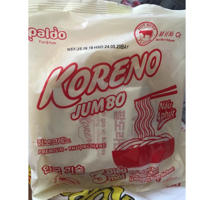 Combo mỳ Hàn Quốc