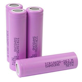 Combo 4 viên pin sạc 18650 SAMSUNG 3000mAh loại đầu bằng 3.7~4.2V