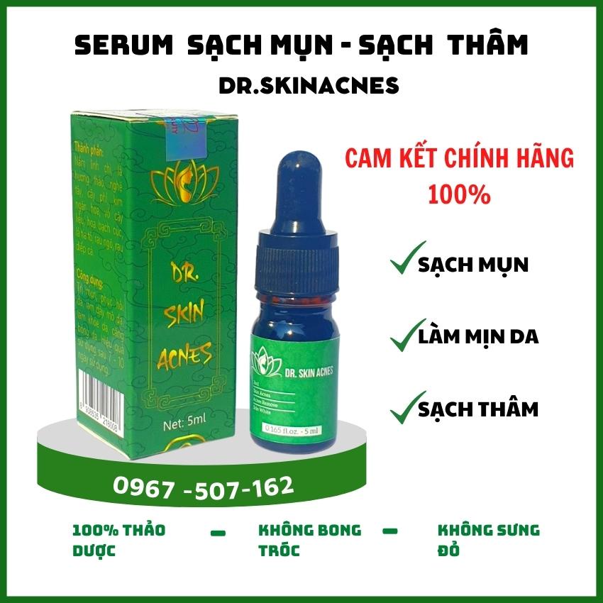 Serum mụn Dr.Skin acnes, sạch mụn Dr skinacnes 5ml bay mụn hết thâm làm mịn da hiệu quả trong 7 ngày