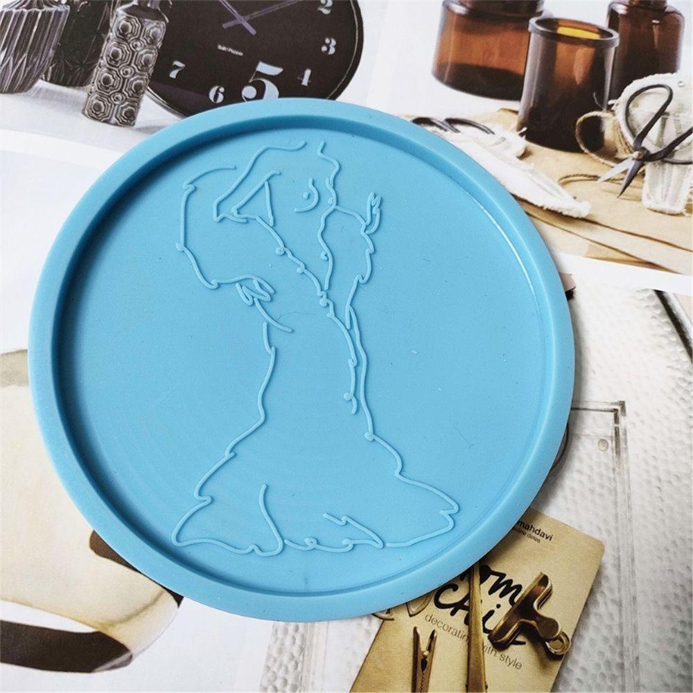 Khuôn Làm Đế Lót Ly Bằng Epoxy Resin Thiết Kế Quyến Rũ DIY