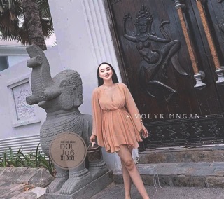 JUM BIGSIZE cánh dơi nhún eo 65-80kg