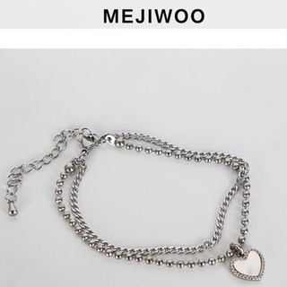 MEJIWOO - LẮC TAY TRÁI TIM 2 DÂY ĐEO