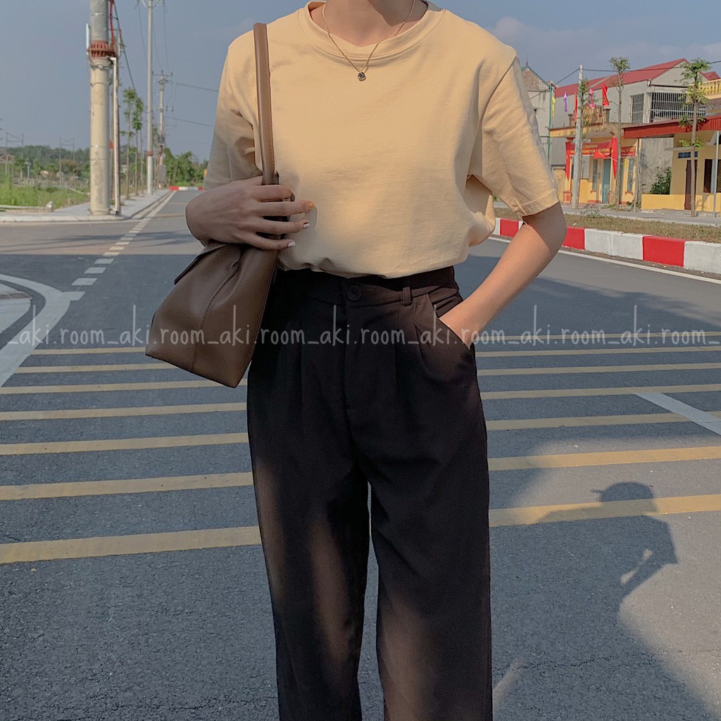Áo pull trơn hàn quốc basic