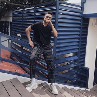 Quần baggy Pant caro V2