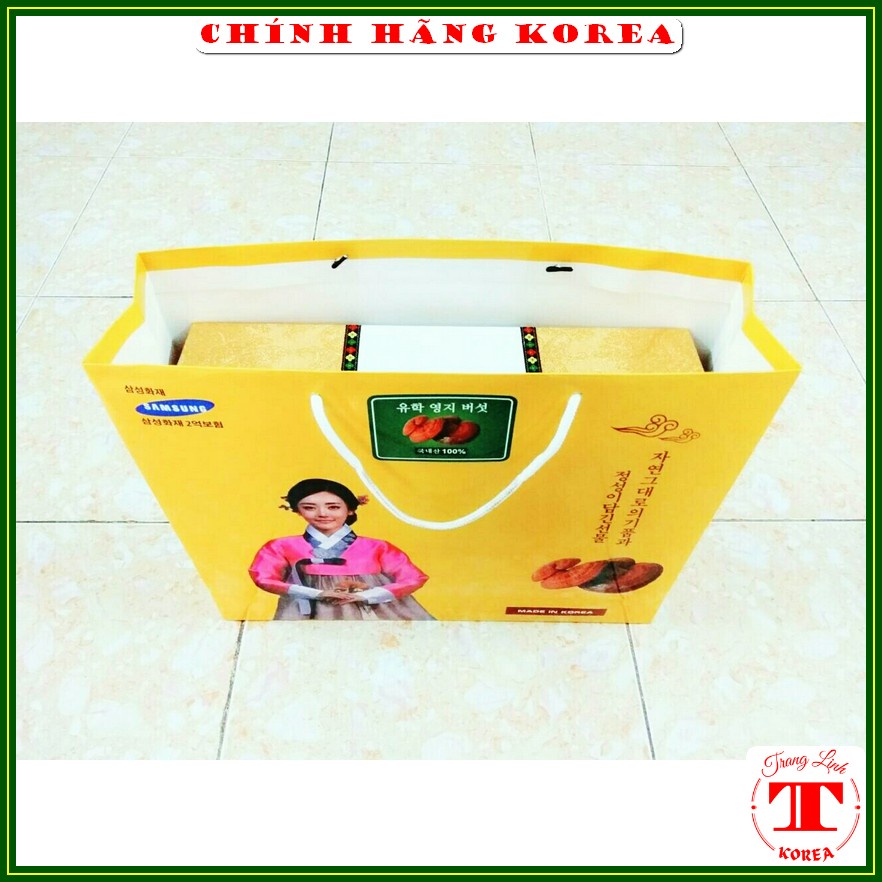 Nấm linh chi hàn quốc thượng hạng - Nấm hộp quà Kana 1kg, tranglinh
