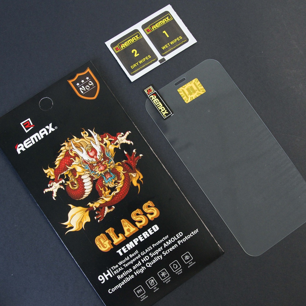 Kính cường lực REMAX: độ cứng 9H, cảm ứng mượt, chống xước PIKAPI Phụ Kiện Chính Hãng