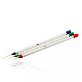 Set 3 cọ râu đủ size để vẽ gel