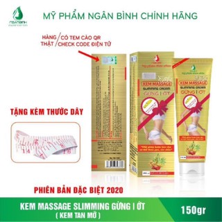 Kem tan mỡ gừng ớt mẫu mới