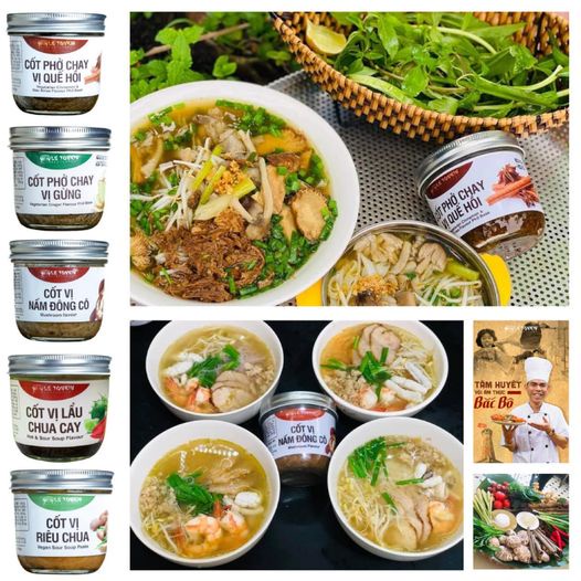 Cốt gia vị chay Nấm đông cô Letonkin
