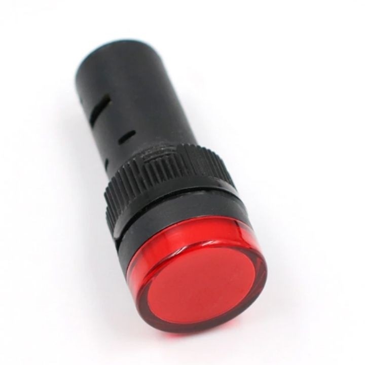 Đèn led báo pha 220vac phi 16mm AD16-16C màu đỏ, vàng, xanh lá gắn tủ điện | BigBuy360 - bigbuy360.vn